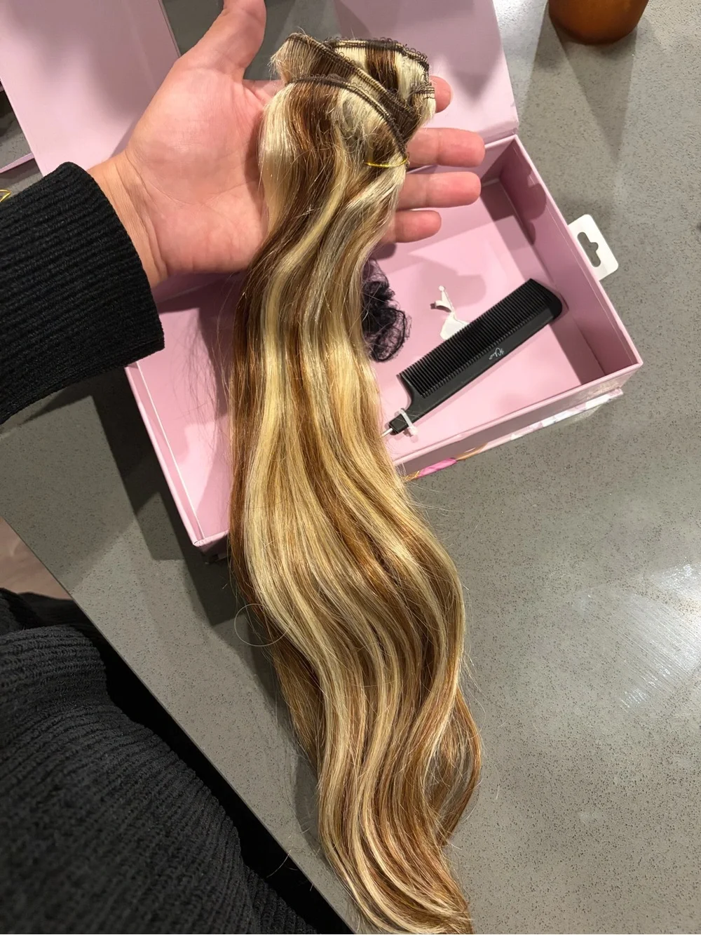 chic Remy Perfect Blend Halo Clip-Ins - Blonde